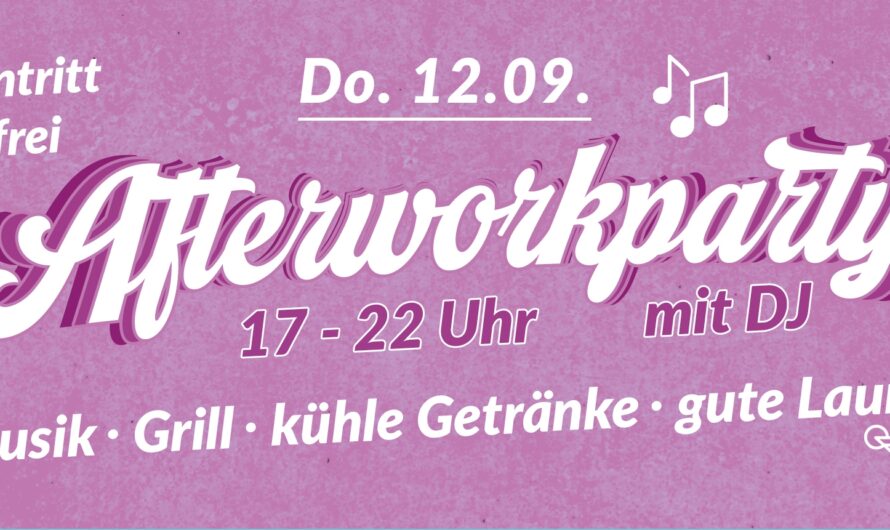 Einladung zur After-Work-Party am 12.09.2024