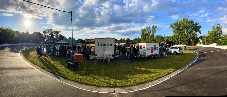 After-Work-Party auf der Radrennbahn Merseburg