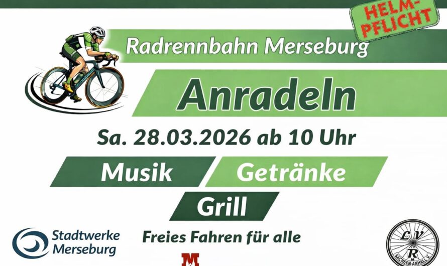 Anradeln – Radrennbahn Merseburg – 28. März 2026