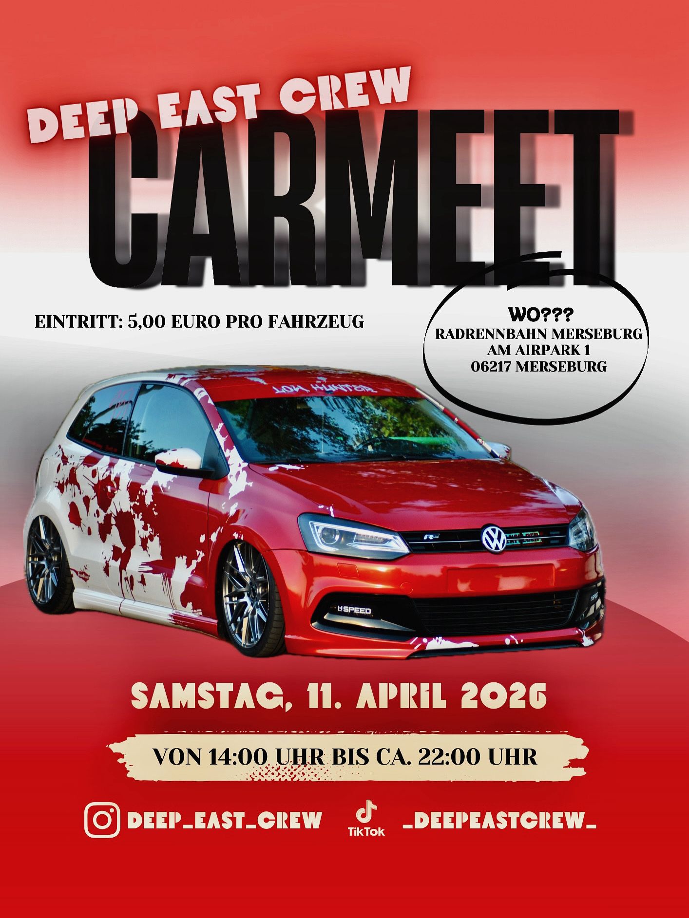 Flyer Deep East Crew Carmeet 2026